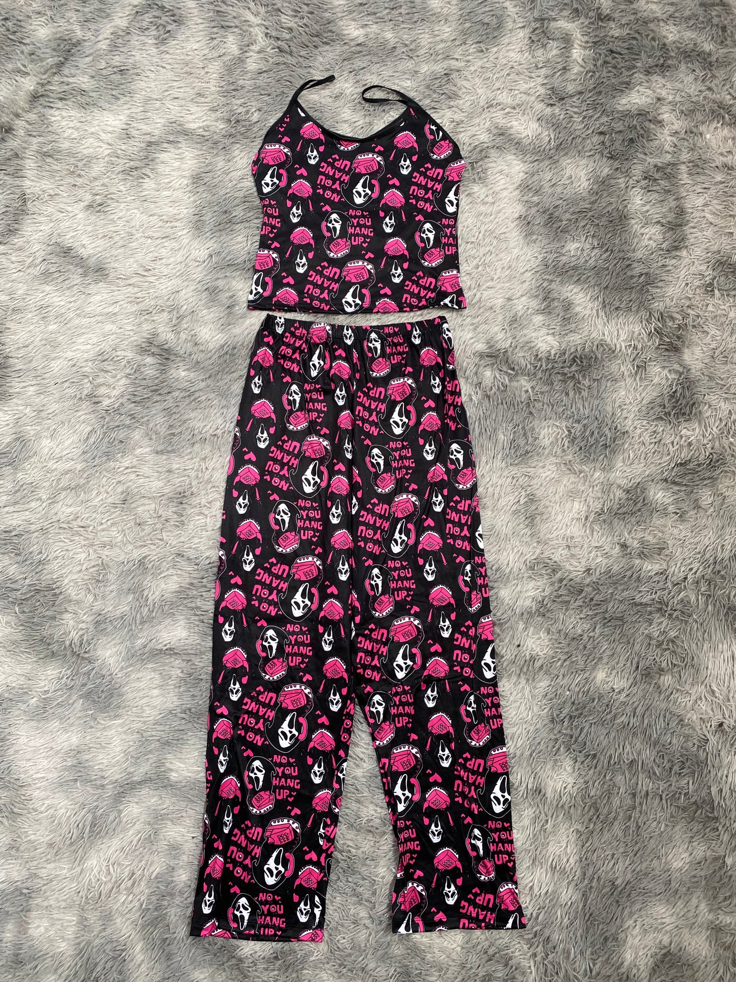 Scream Blusa Con Pantalón Pijama De Dama