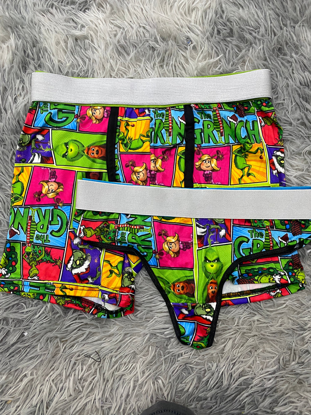 Grinch cuadros animados Duo Con Tanga Xl