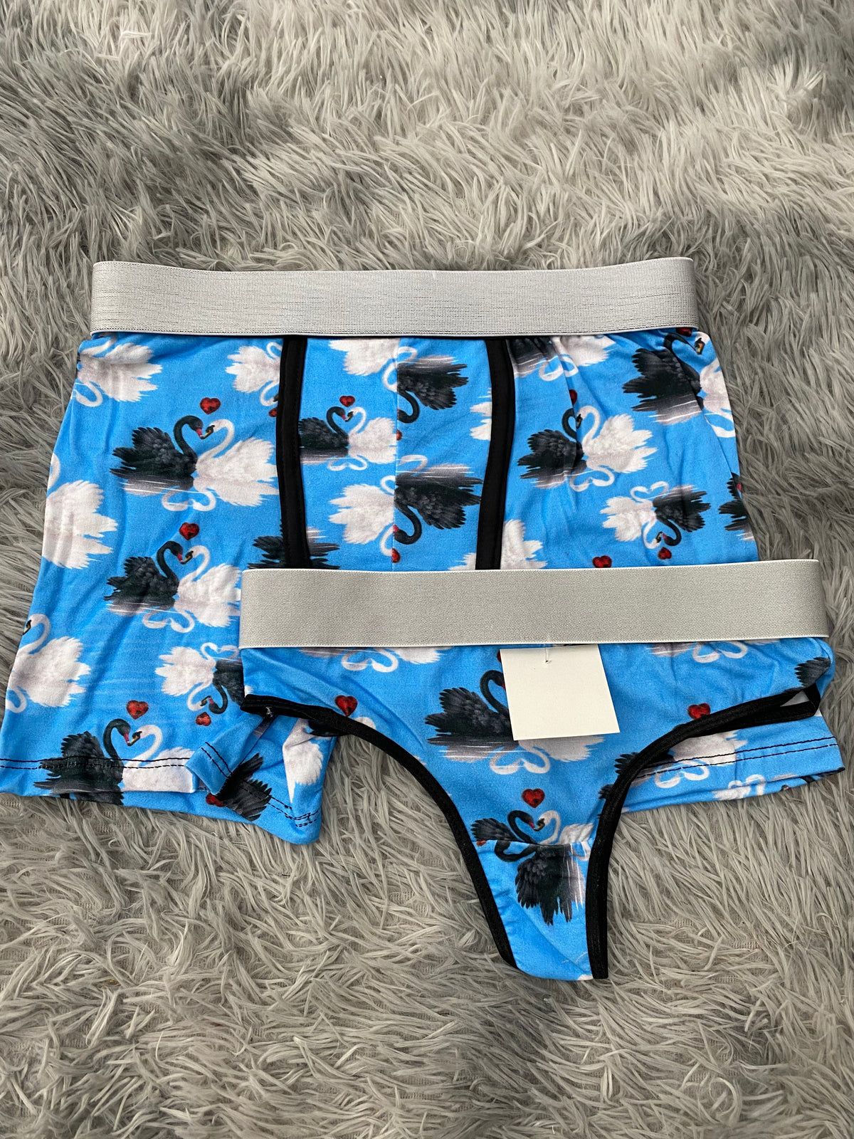 Cisne corazón Duo Unitalla Con Tanga
