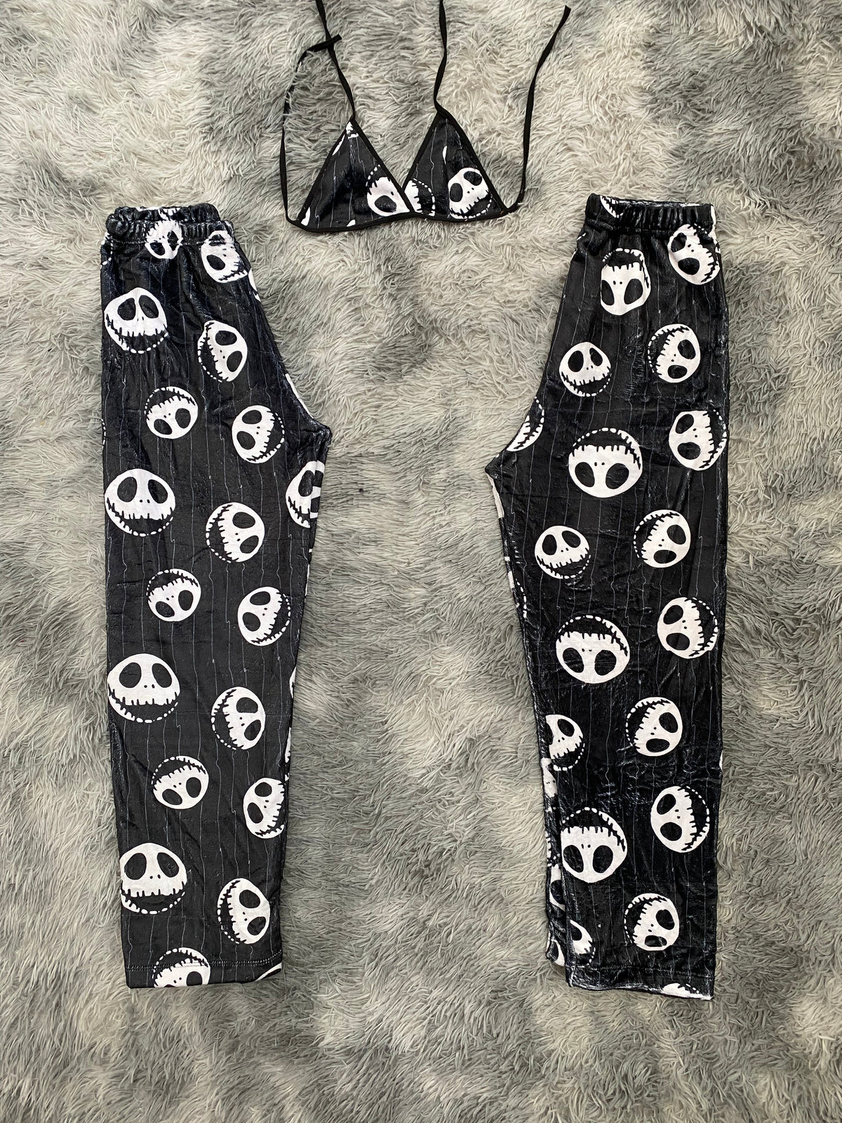 Jack caras y telarañas Pijama Afelpada