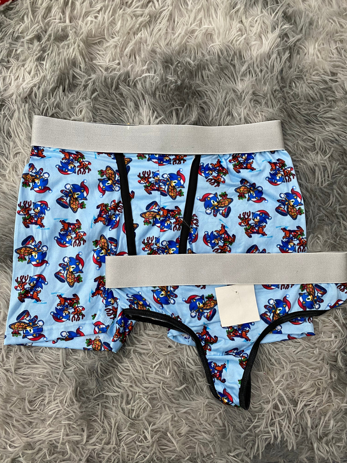 Sonic navidad Duo Unitalla Con Tanga