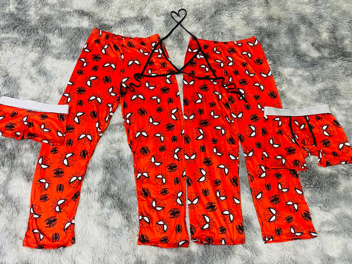 Spider-Man Red faces 5 piece pajama set 🕷️