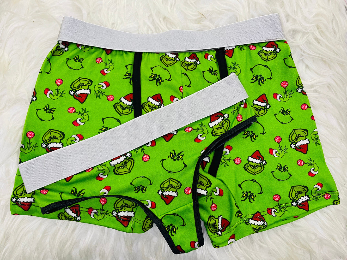grinch navideño dúo tanga