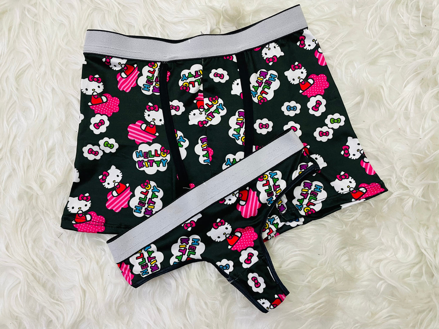 hello kitty negro duo tanga