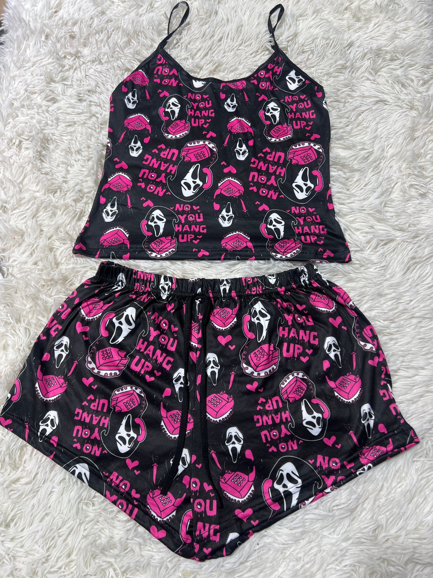 scream blusa con short