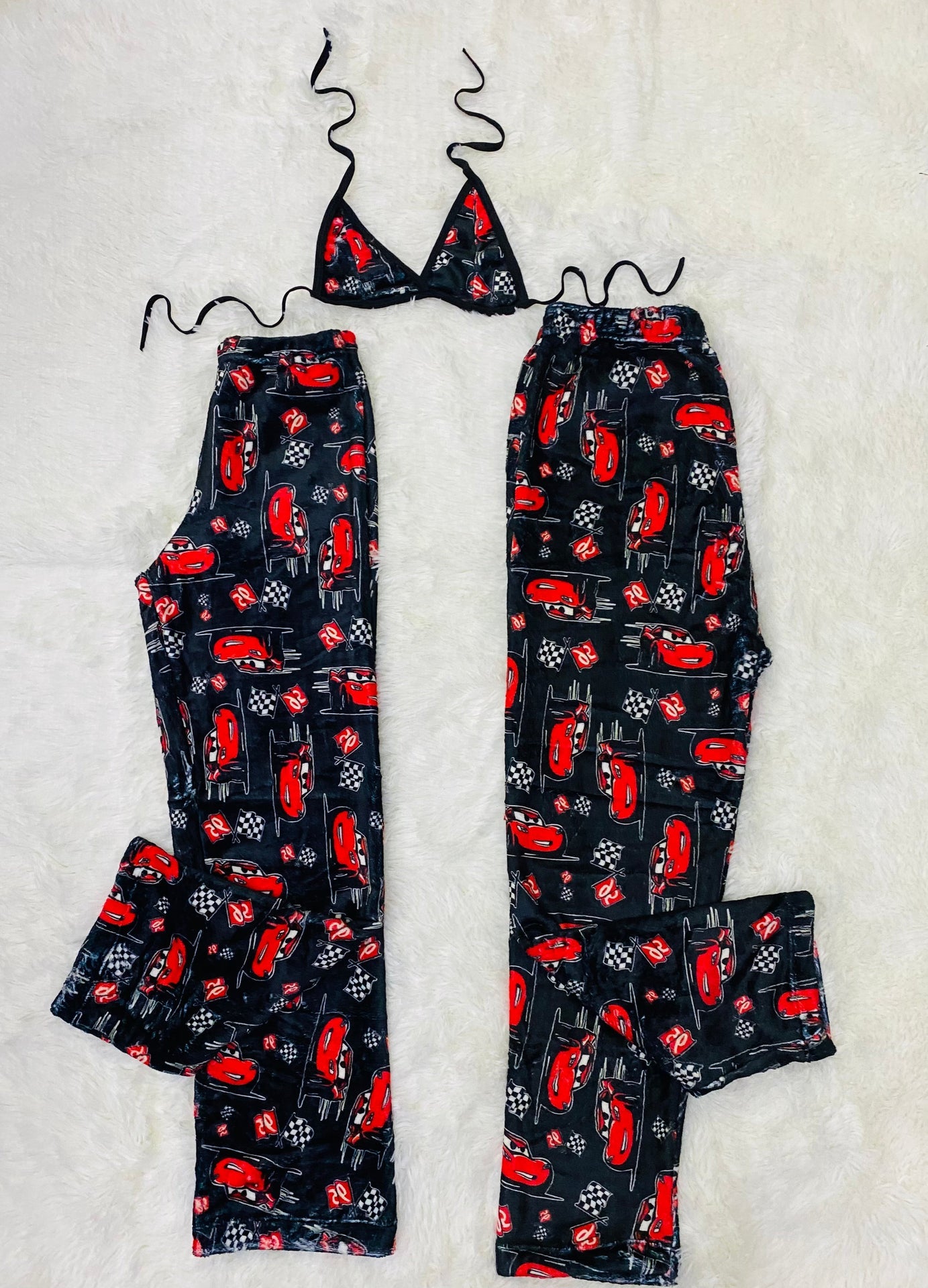 Mcqueen carrera Duo de Pijama Afelpada