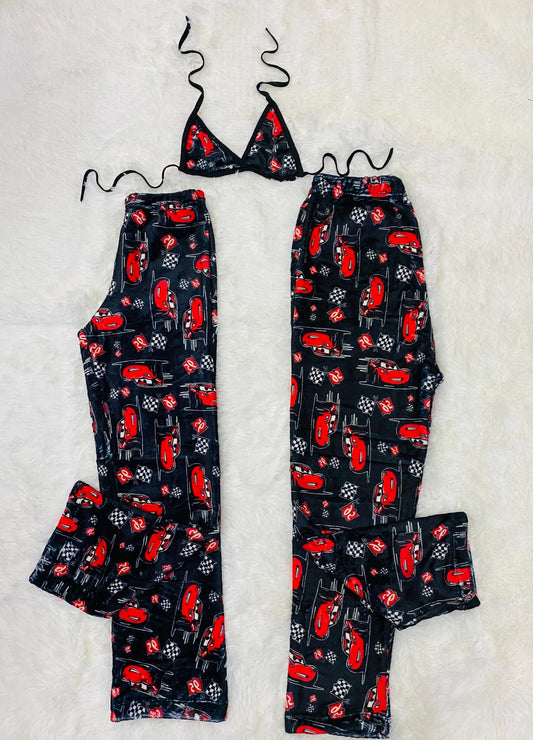 Mcqueen carrera Duo de Pijama Afelpada