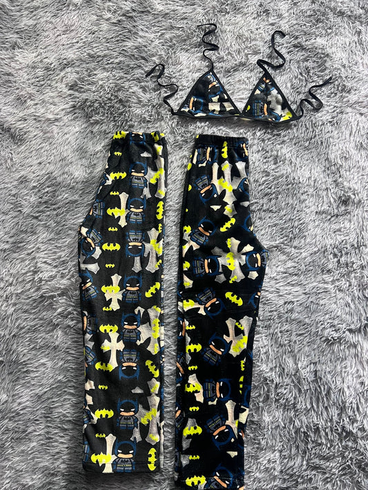 batman x cruz Duo de Pijama Afelpada