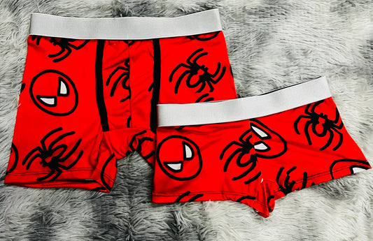 Hombre Araña Rojo Duo Unitalla Con boxer.