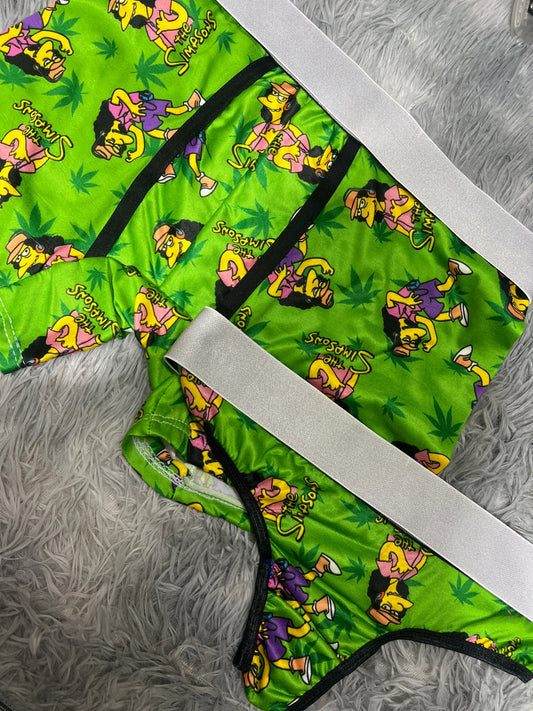 Los Simpson boxer con tanga Unitalla