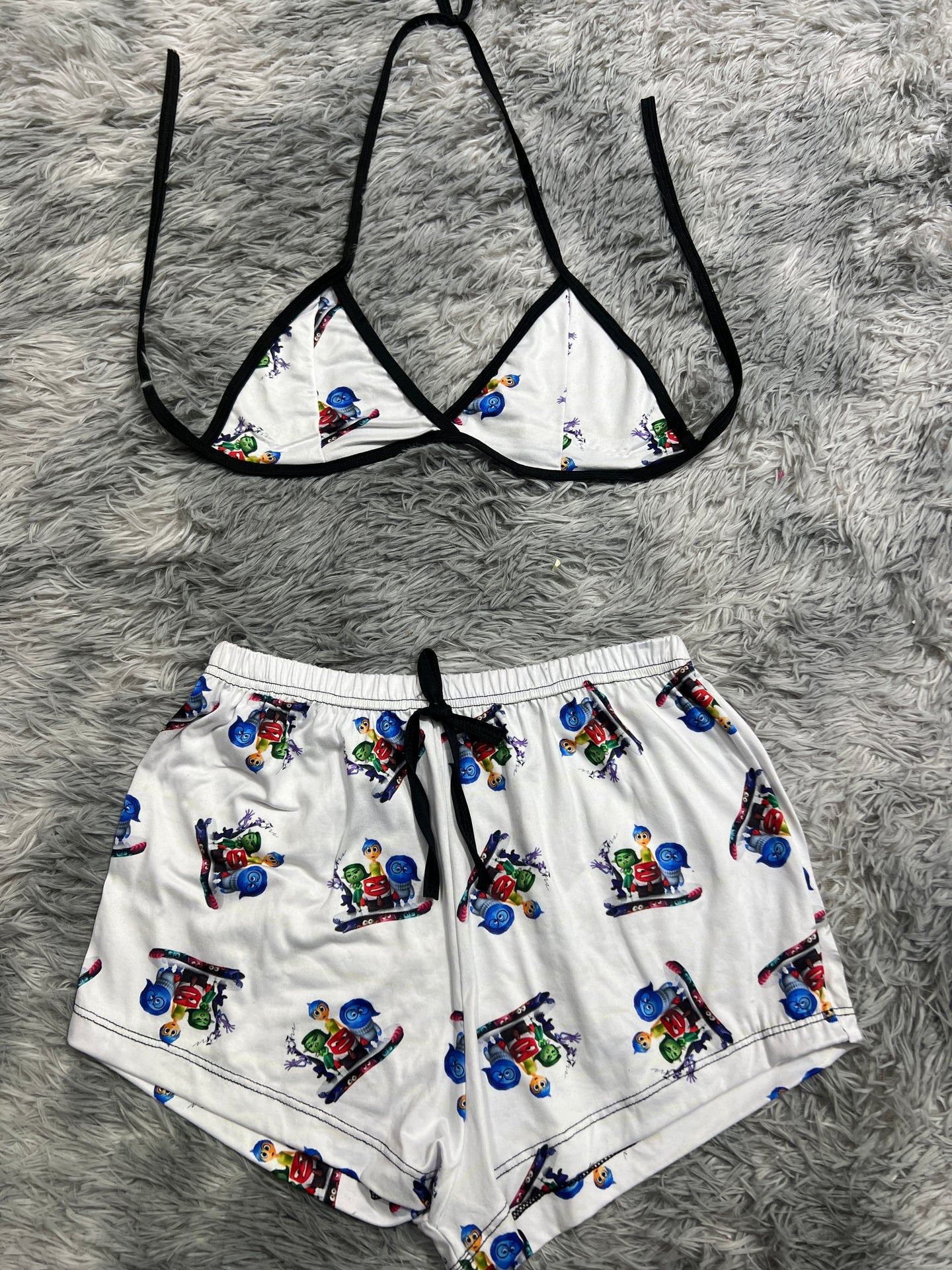 intensamente Top con short unitalla de brush