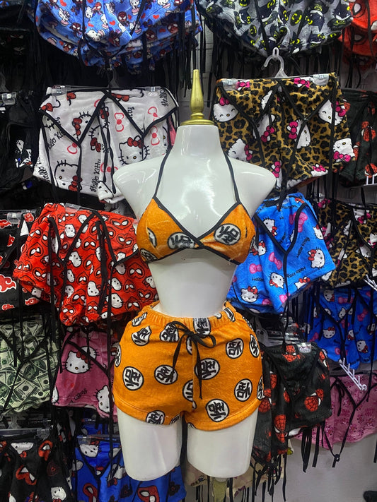 Dragón ball top con short