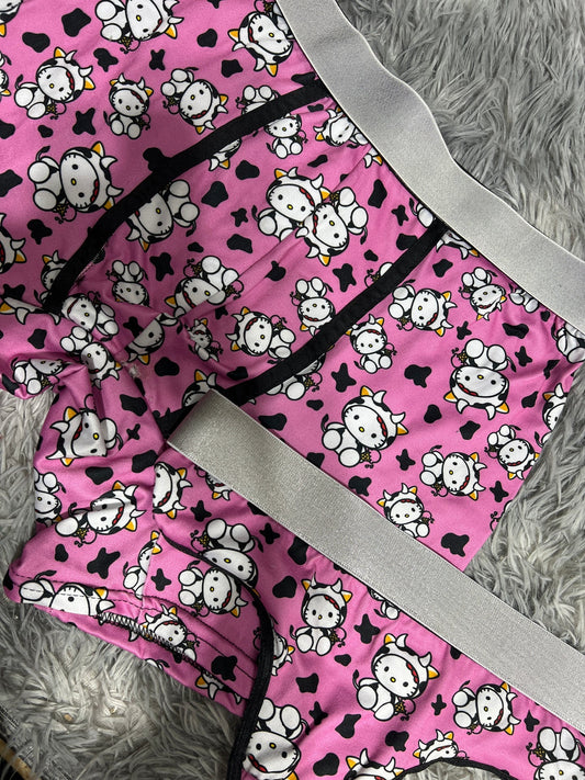 Hello kitty vaca duo de tanga XL