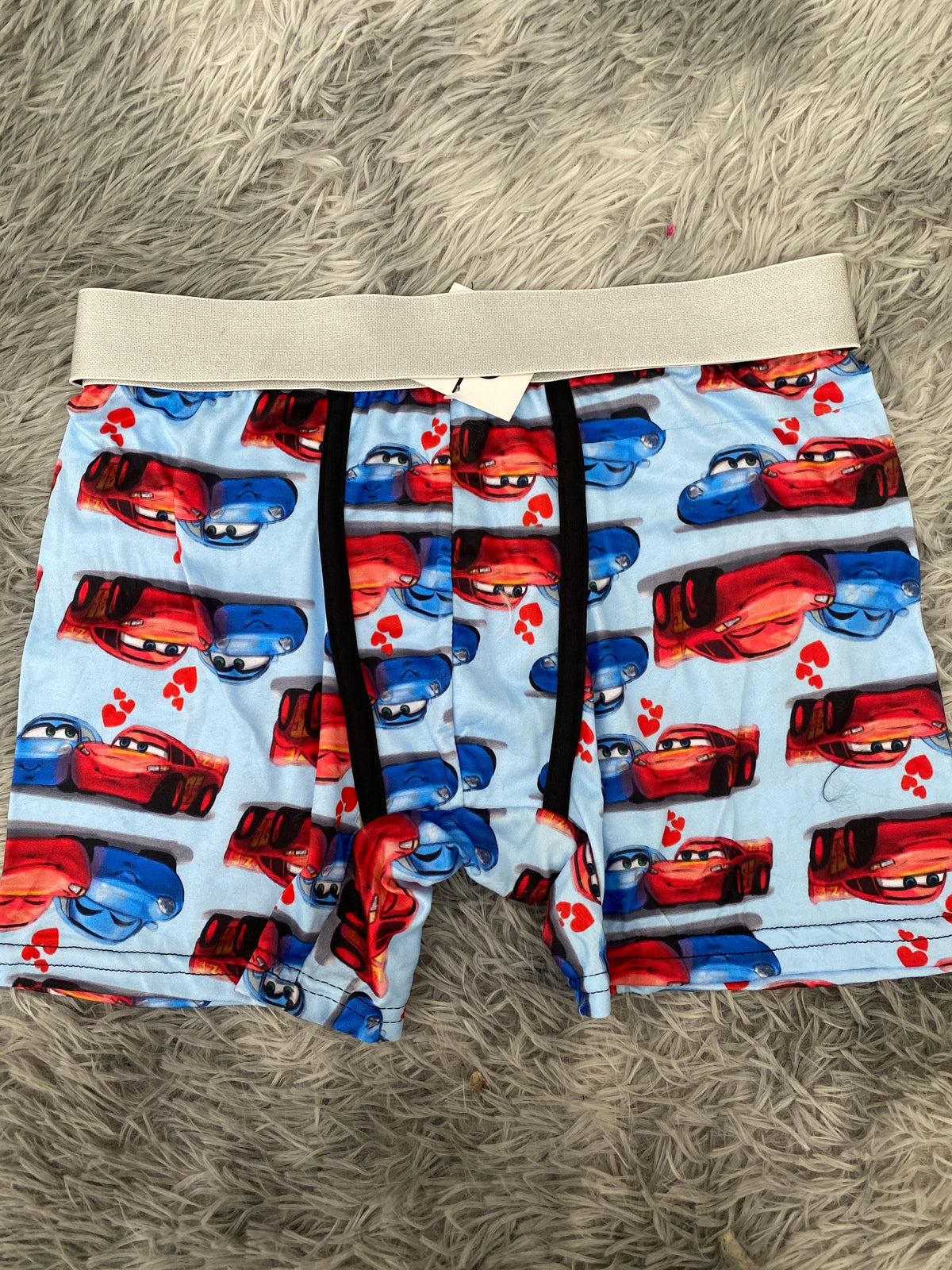 McQueen y sally fondo azul  Boxer De Hombre unitalla