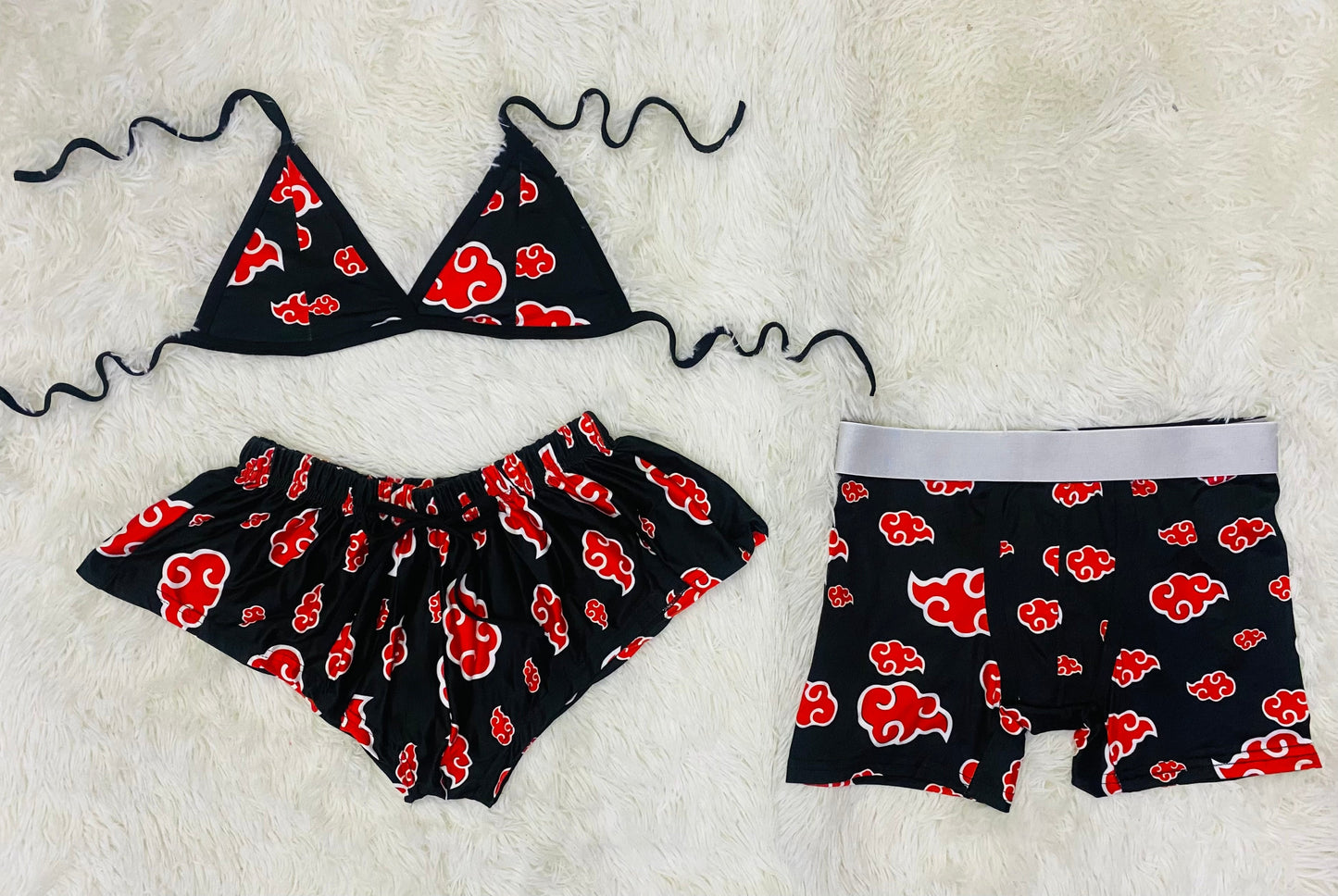 Akatsuki Negro duo short con top