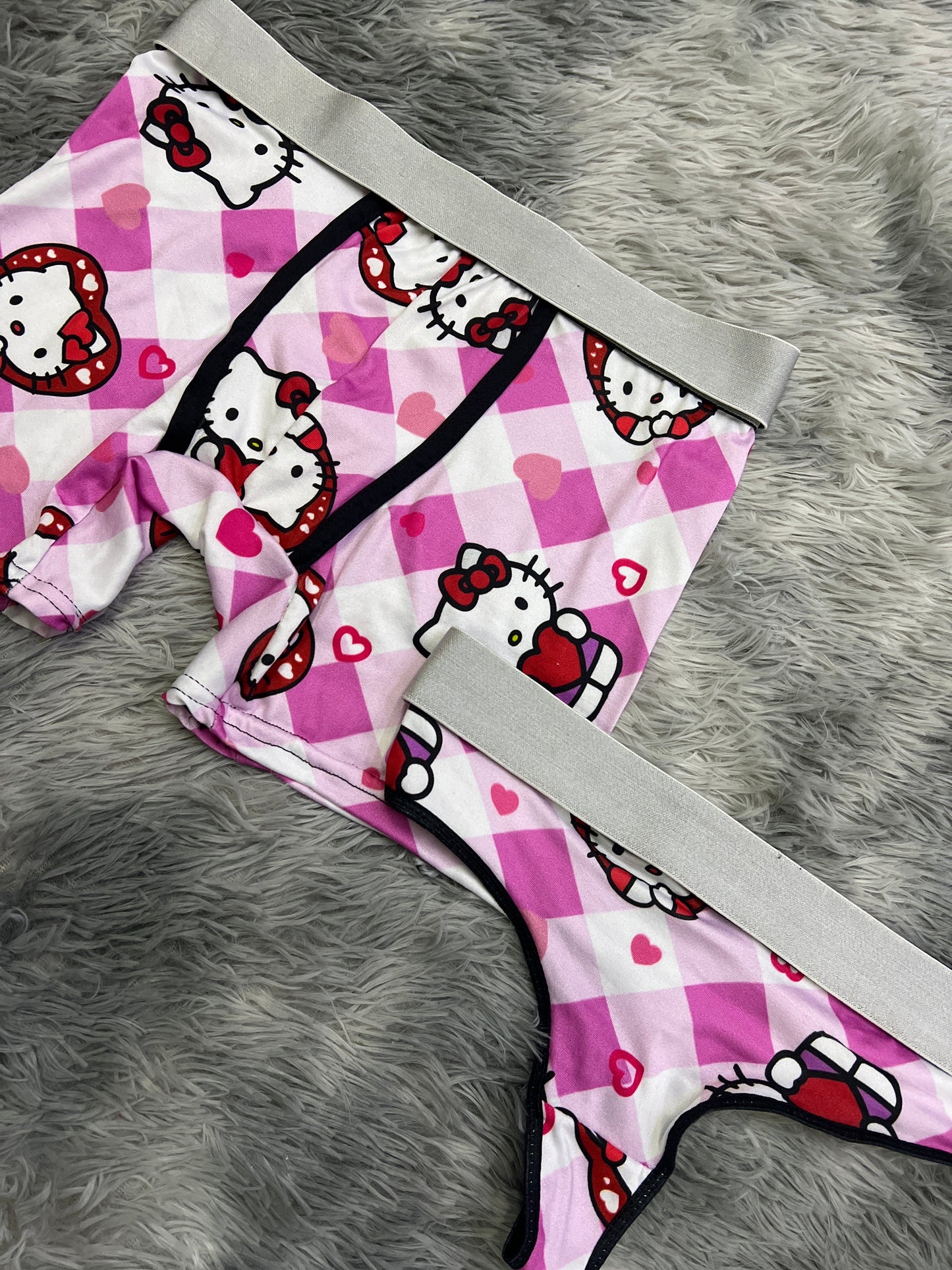Hello Kitty Rosa duo unitalla con tanga