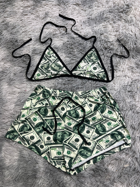 Dólares Top Con Short Unitalla De Brush