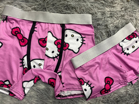 Hello kitty fondo rosa duo con boxer