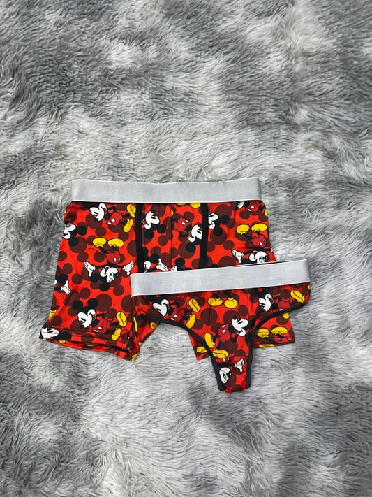 Mickey Mouse Rojo duo unitalla con tanga