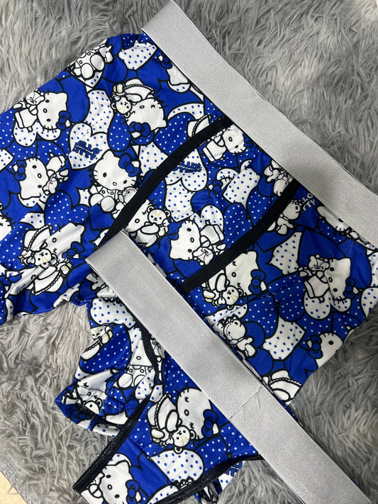 hello kitty corazón azul dúo