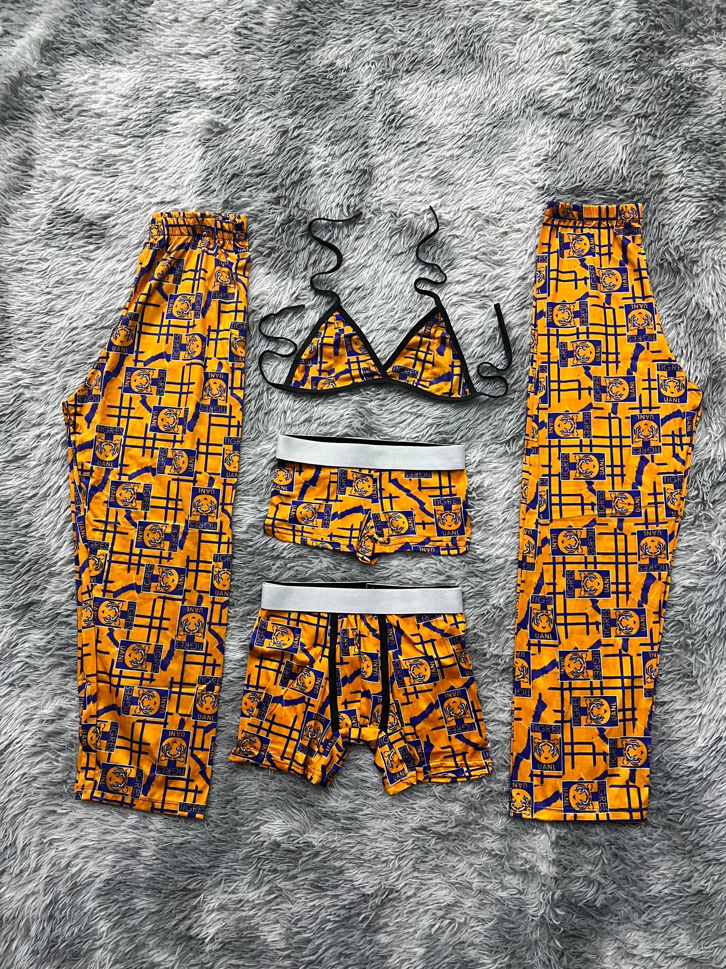 tigres UANL pijama 5 piezas