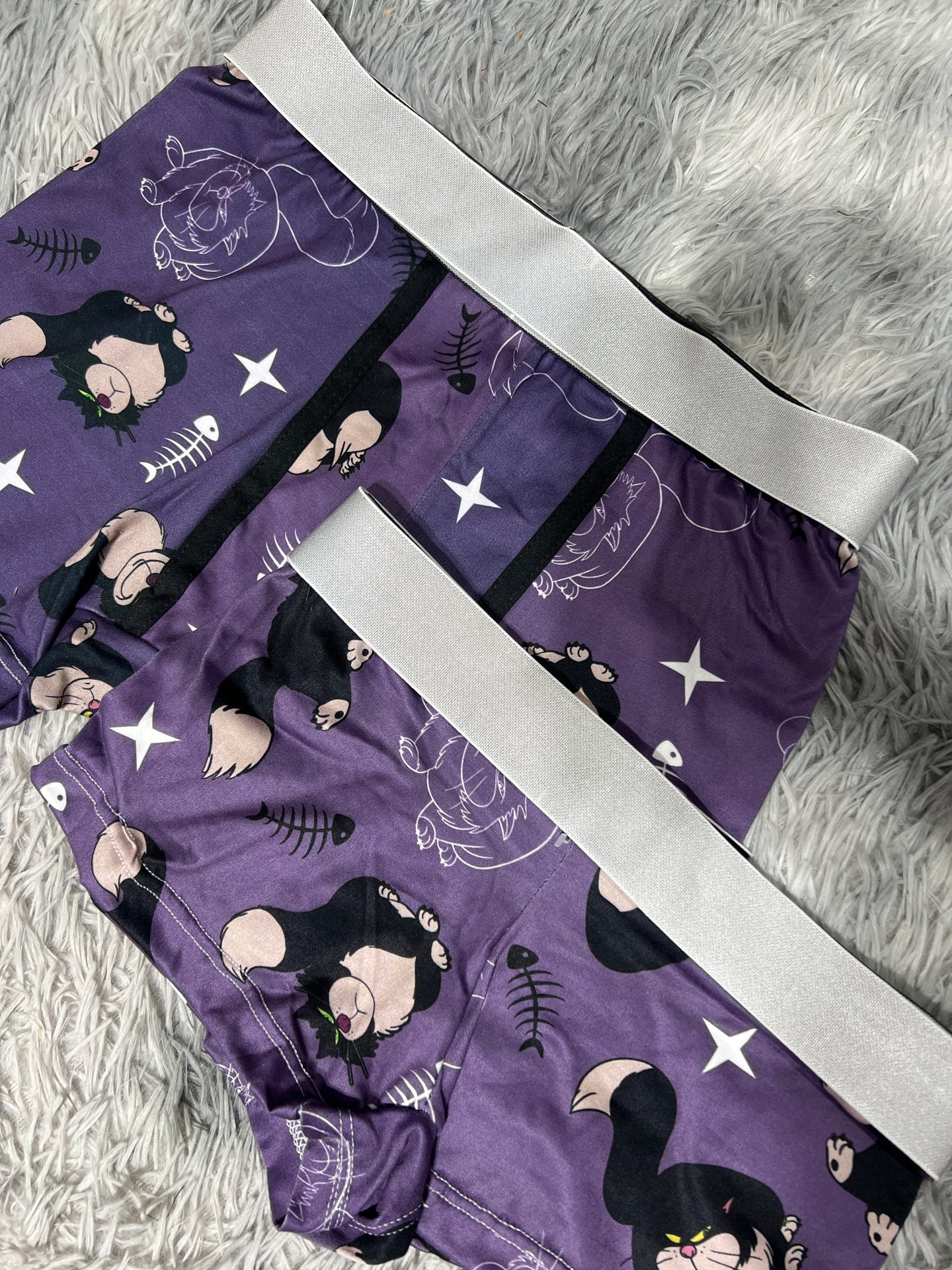 gato lucifer morado dúo con boxer xl