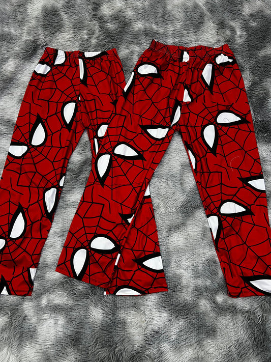 Spidey Pijamas Web Rojo Duo de pijama afelpada