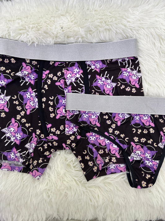 Kuromi Black Duo Unitalla Con Tanga