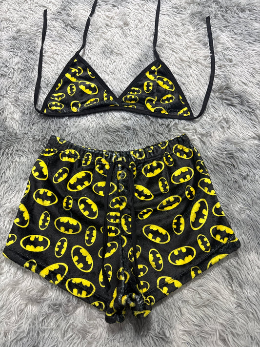 Batman Top con short unitalla de afelpado