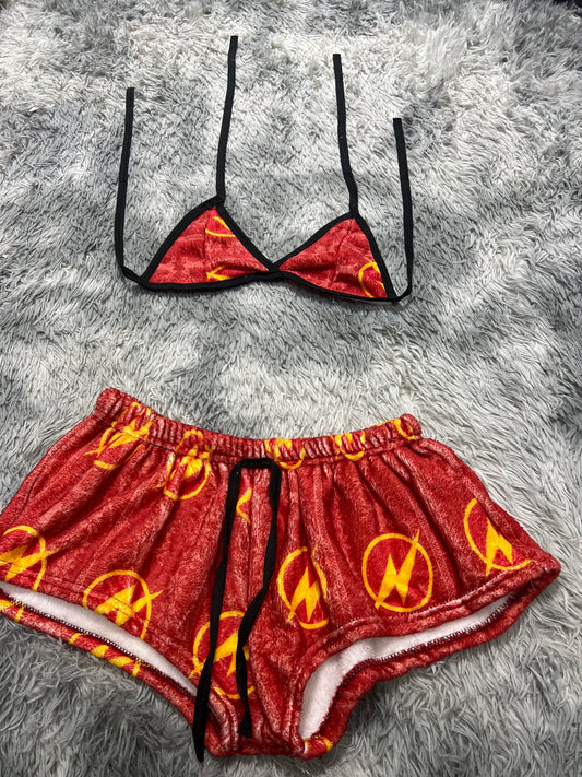 Flash Top con short unitalla de afelpad