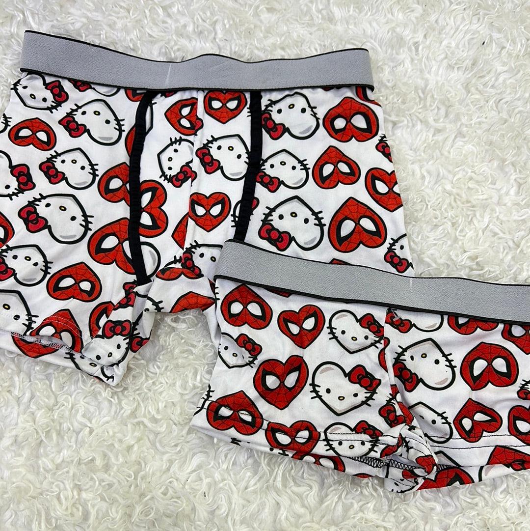 Spiderkitty matching couples boxer underwear - Fundies