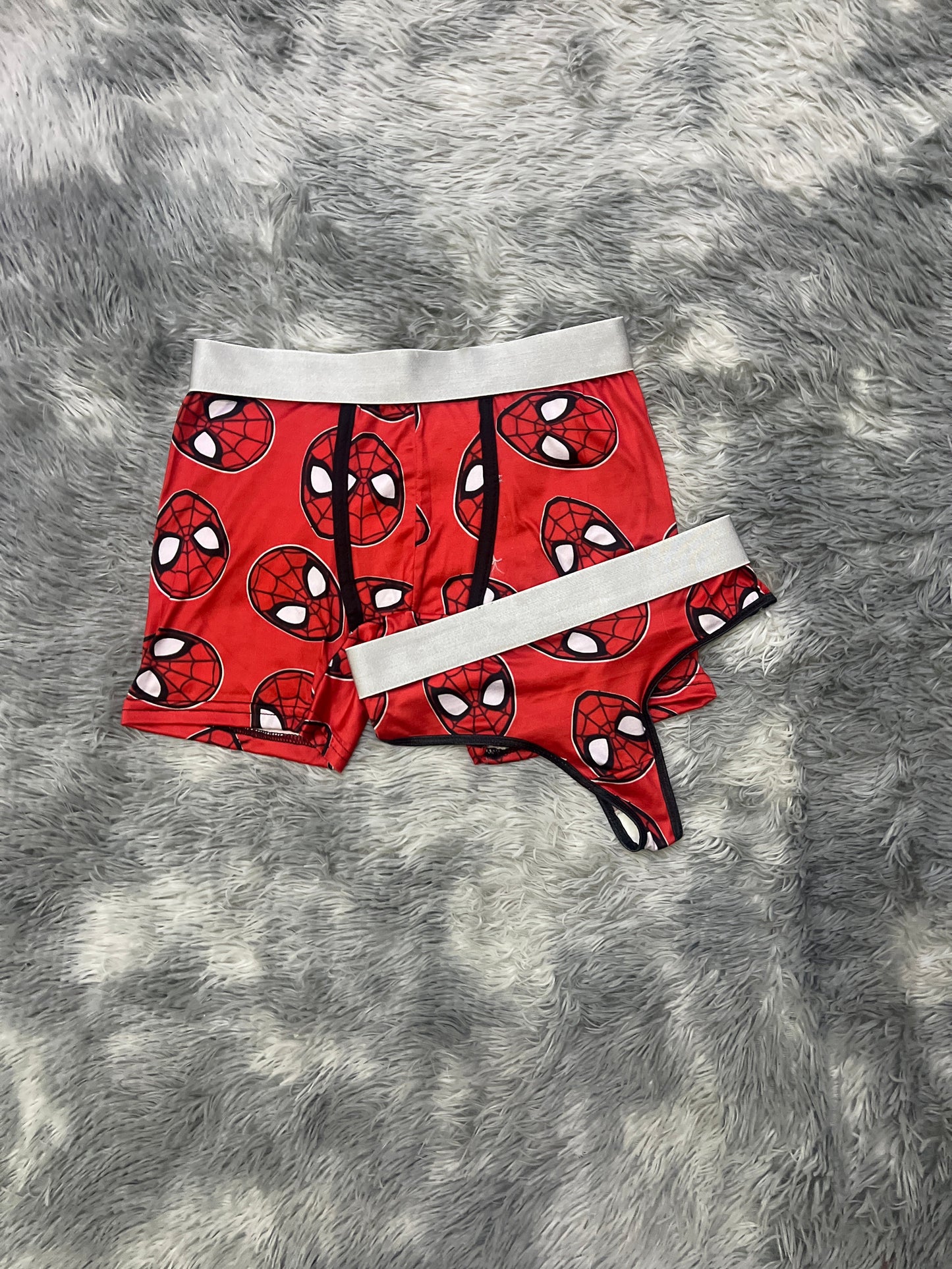 Spider Man Cara Rojo duo unitalla con tanga
