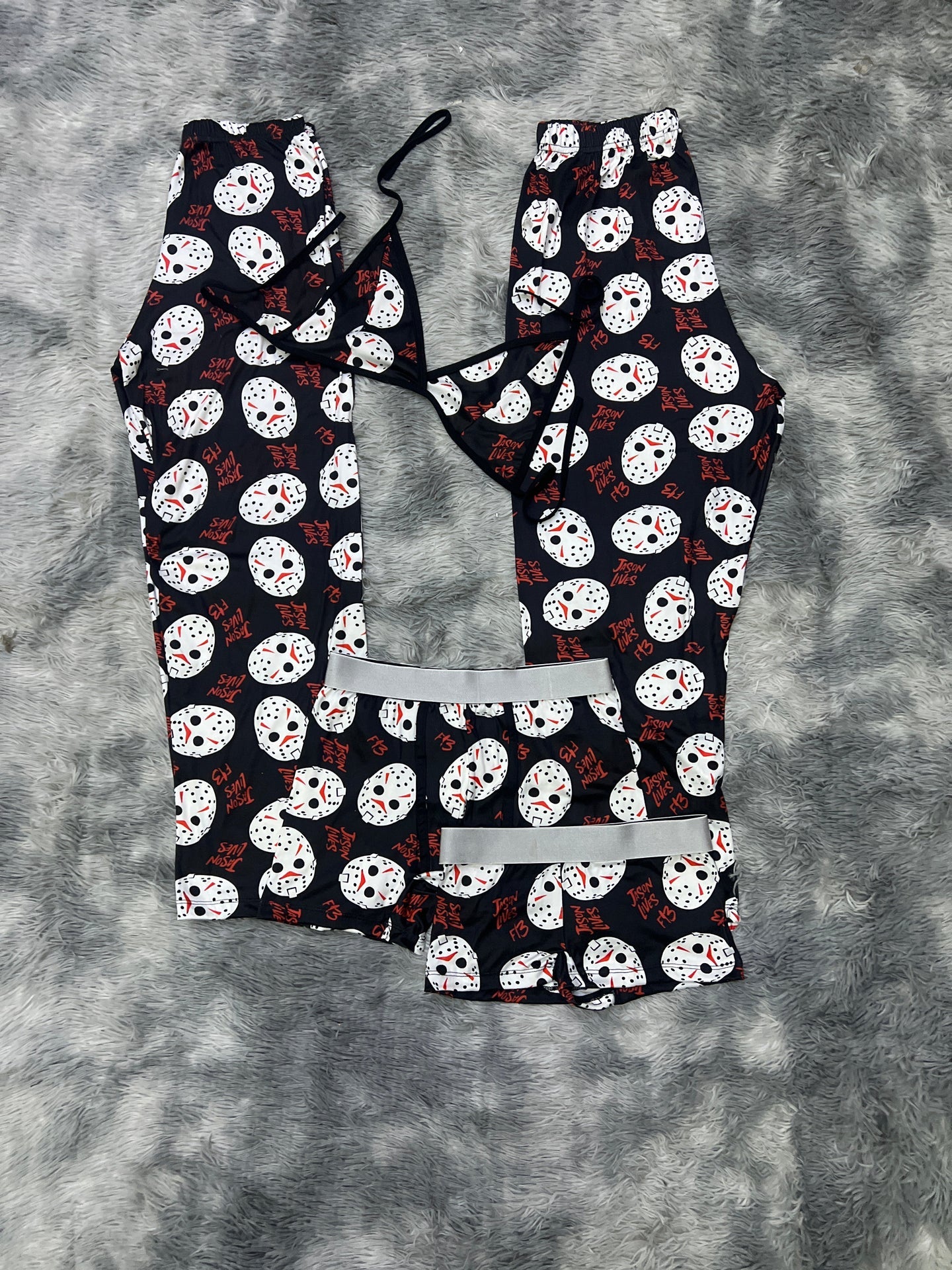 Jason Halloween 5 piece pajama set 👻🎃