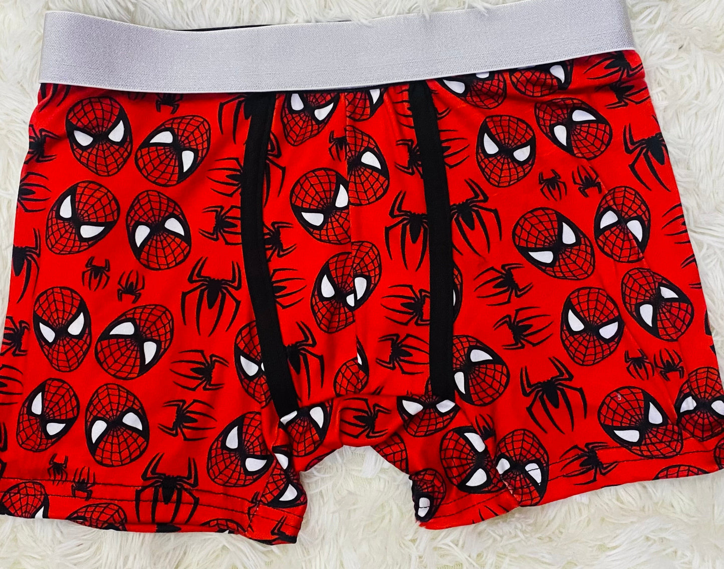 Spider-Man Print Shorts Rojo duo short con top