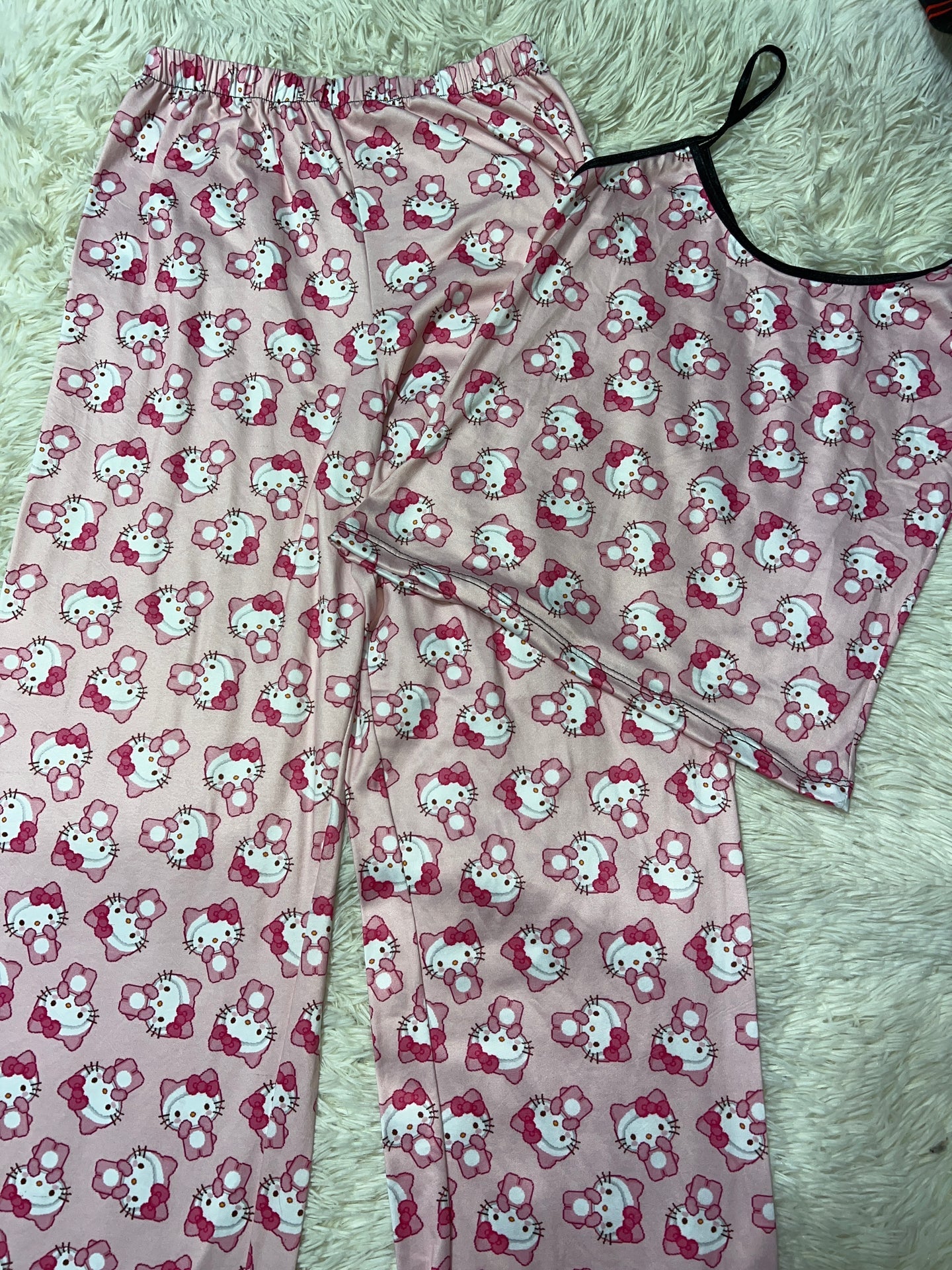 Hello kitty oso Blusa con pantalón pijama de dama