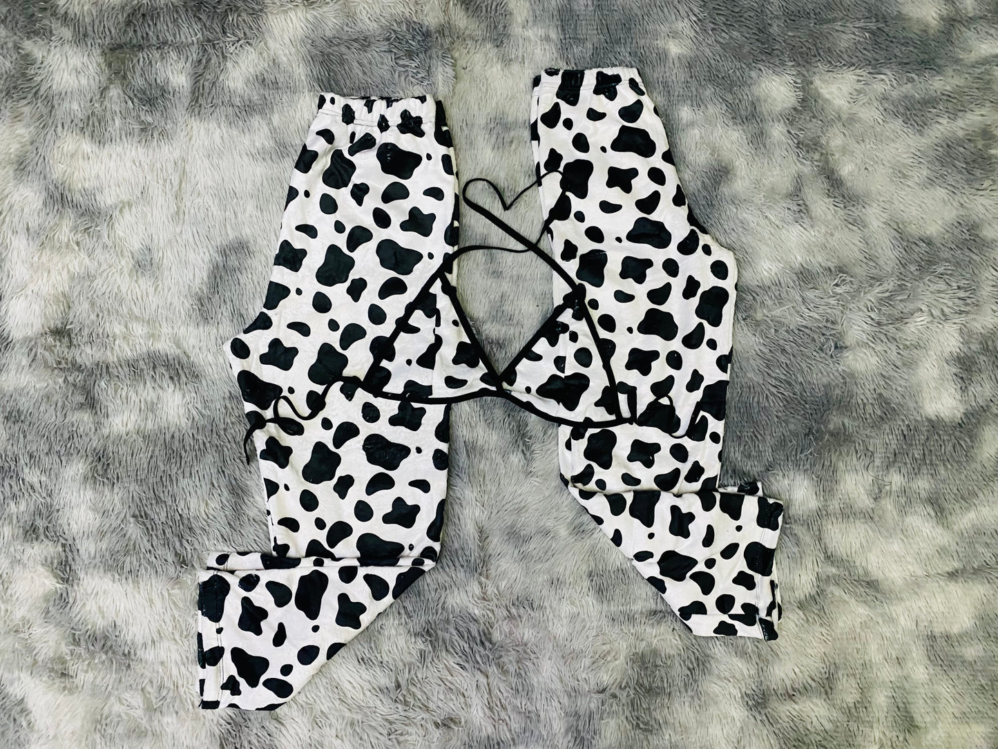 Vaquita pijama afelpada duo