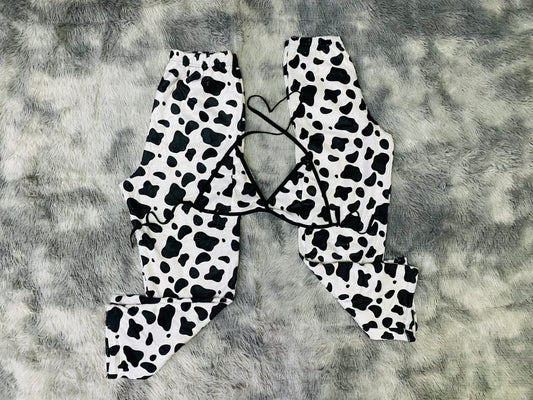 Vaquita pijama afelpada duo