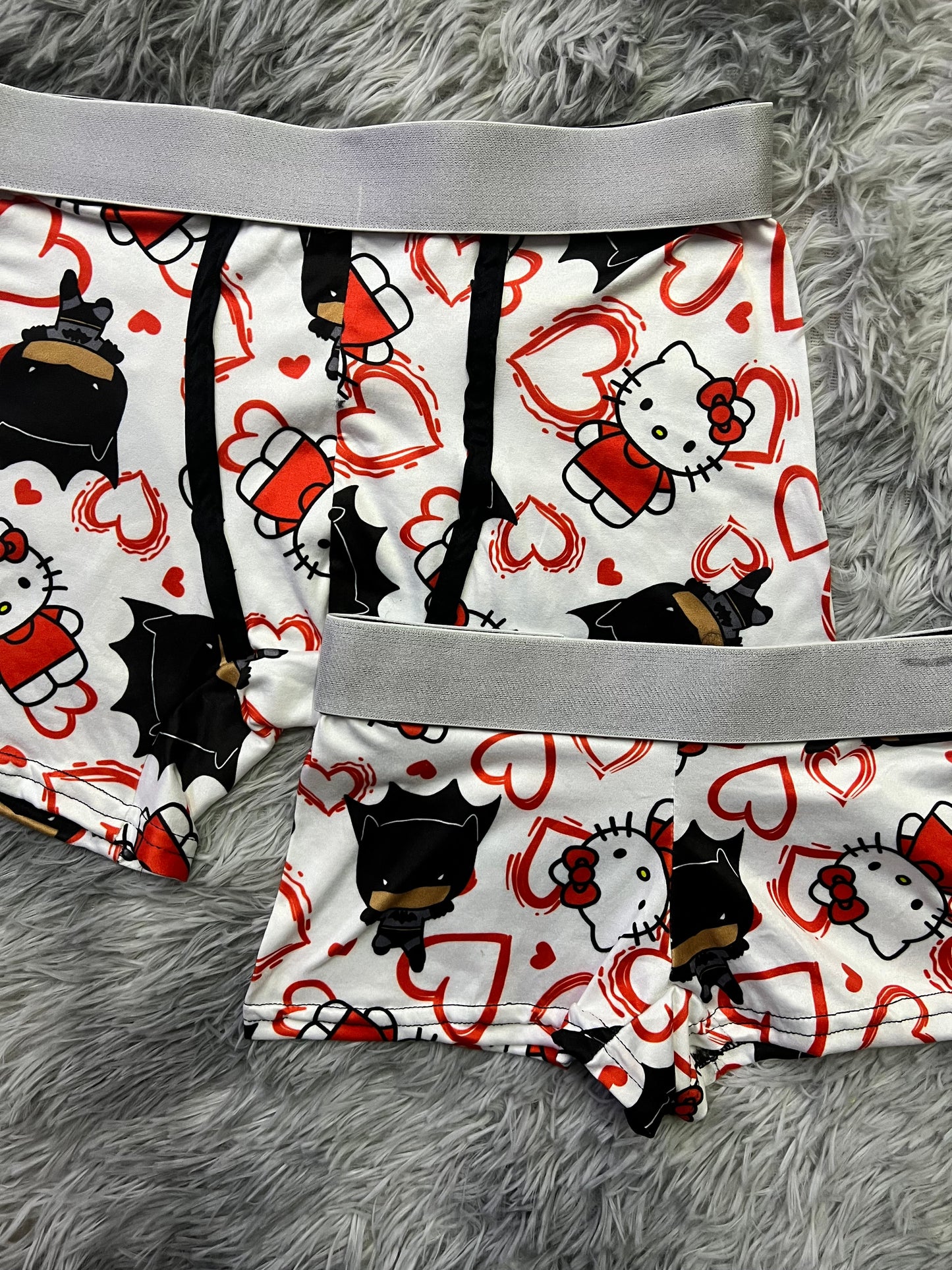 Kitty Batman Boxer Blanco Duo Unitalla Con boxer.