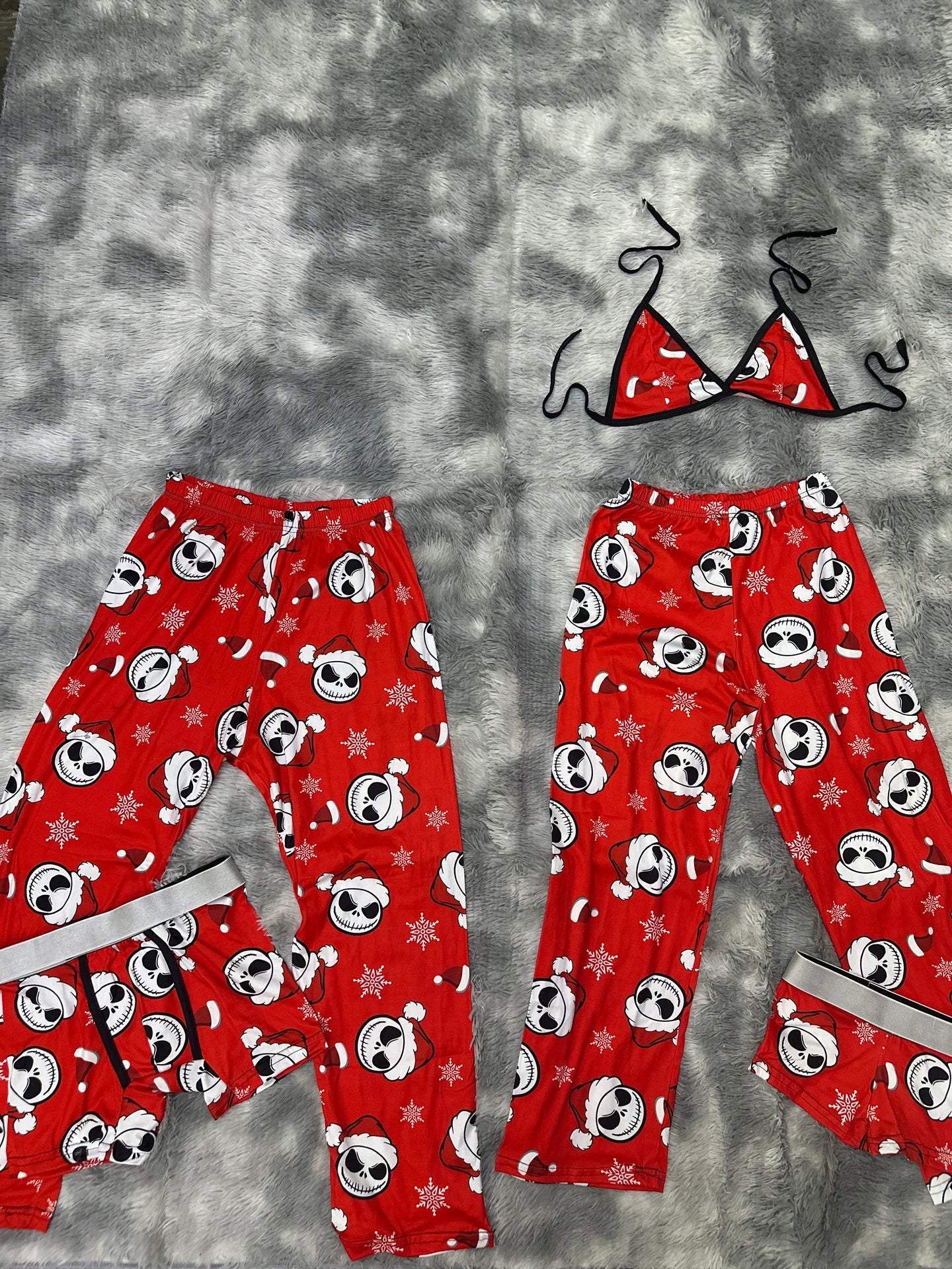 Jack Red Christmas 5 piece pajama set 🎄🎅