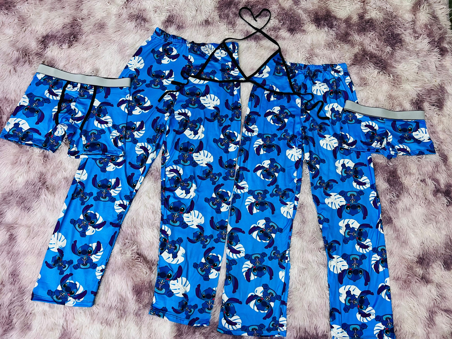 Stitch Ohana Print 5 piece pajama set 💙✨