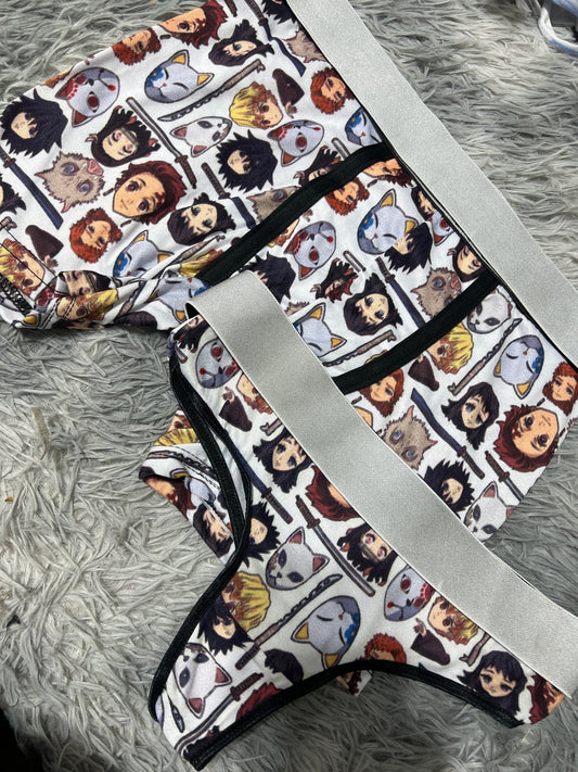 demon slayer duo unitalla con tanga