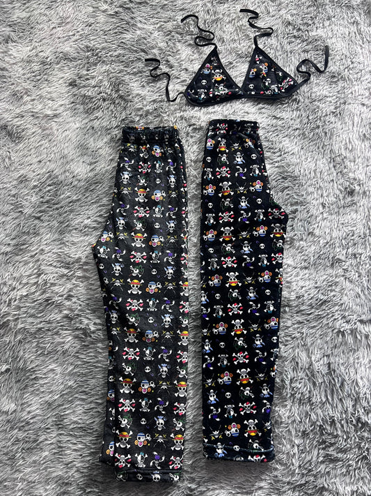 One Piece Duo De Pijama Afelpada