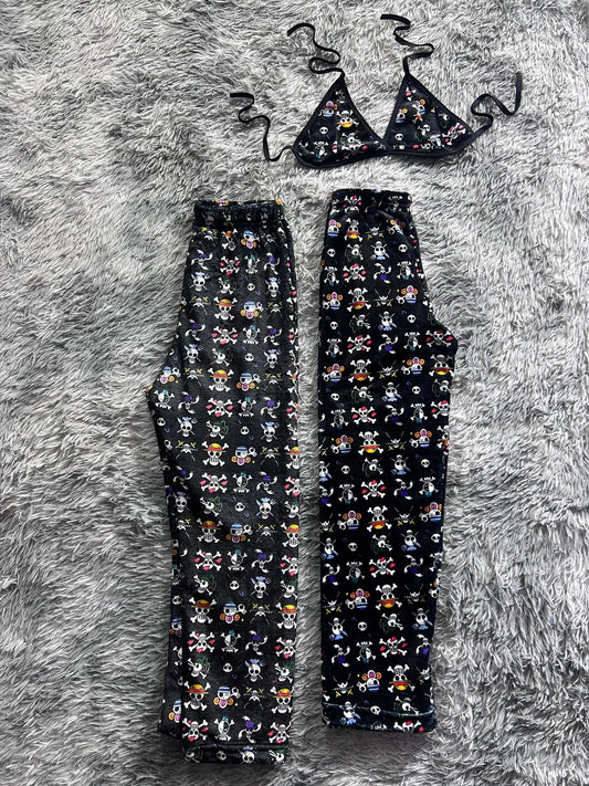 one piece Duo de Pijama Afelpada