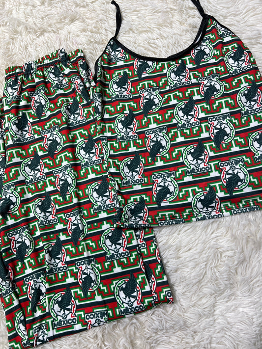 Mexico Blusa Con Pantalón Pijama De Dama