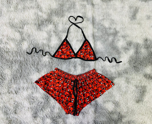 short con top Spiderman