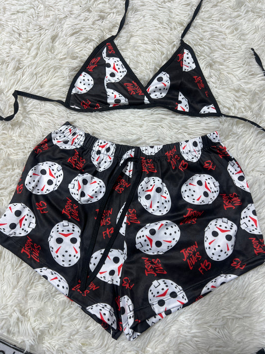 Jason Top Con Short Unitalla De Brush