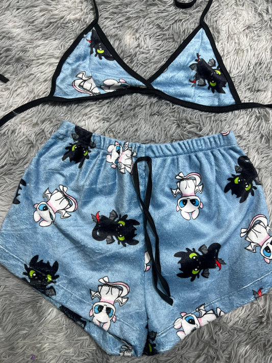 dragon top con short unitalla de afelpad