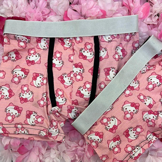 Hello Kitty Rosa Duo Unitalla Con boxer xl