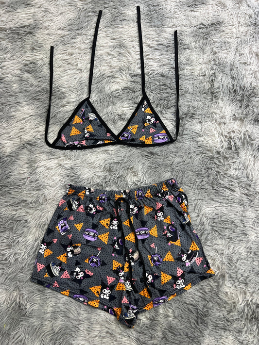 kuromi dulces Top con short unitalla de brush