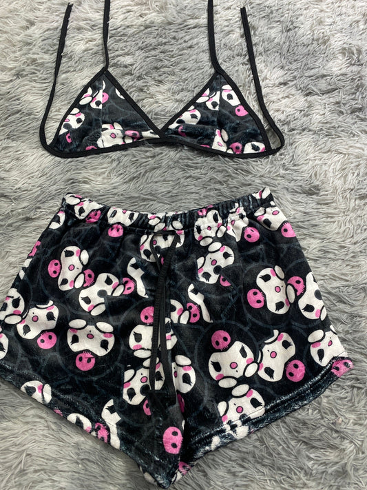 Kuromy Top con short unitalla de afelpado